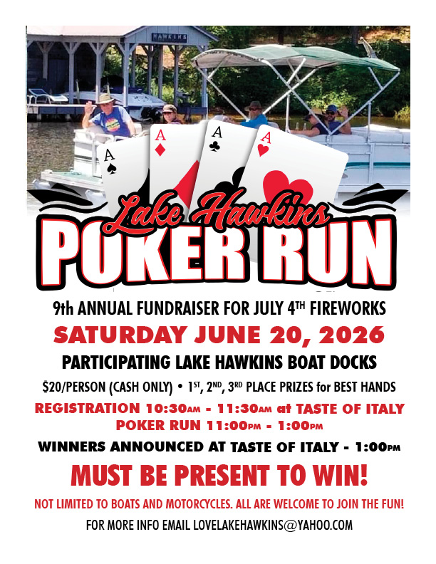 Lake Hawkins Poker Run 2026